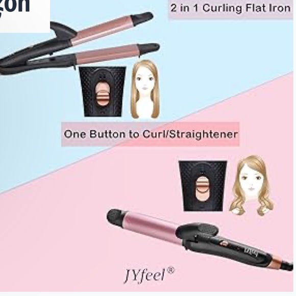2 in 1 Travel Curling Flat Iron - Picture 7 of 8